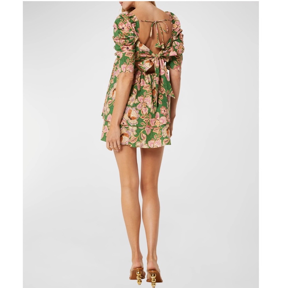MISA Kate Tie-Back Floral Empire Mini Dress - NWT - Picture 4 of 4